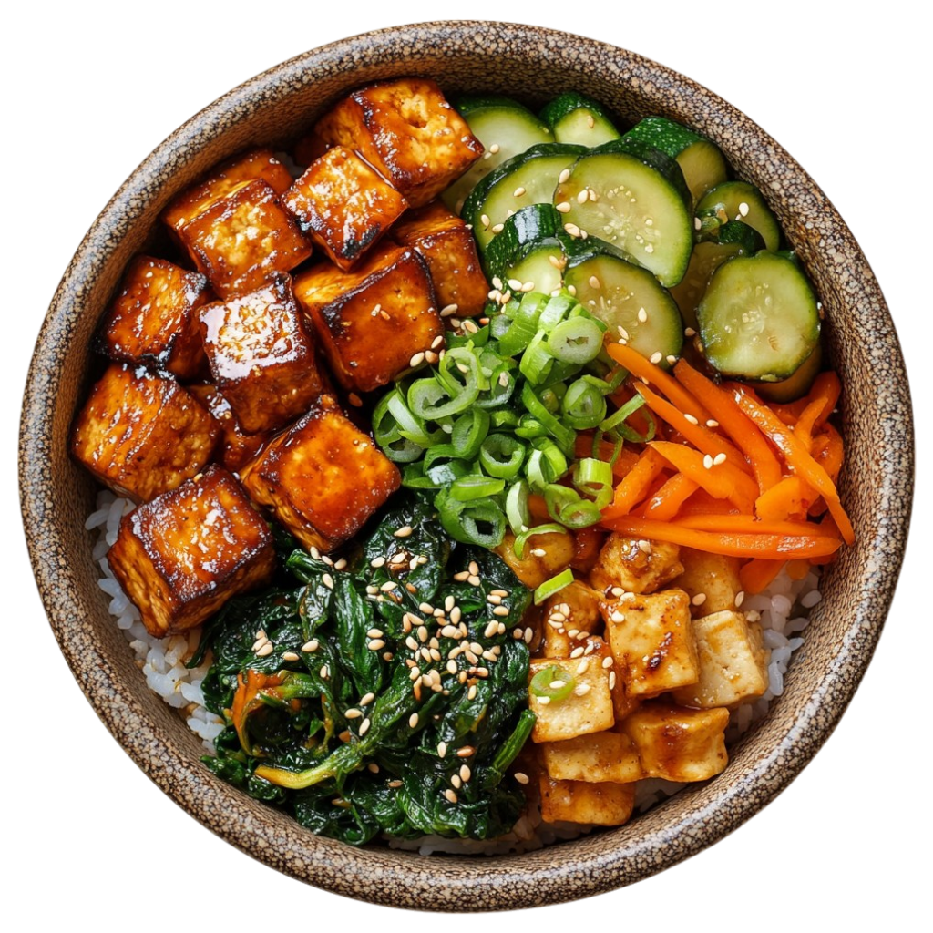 Bibimbap végan facile