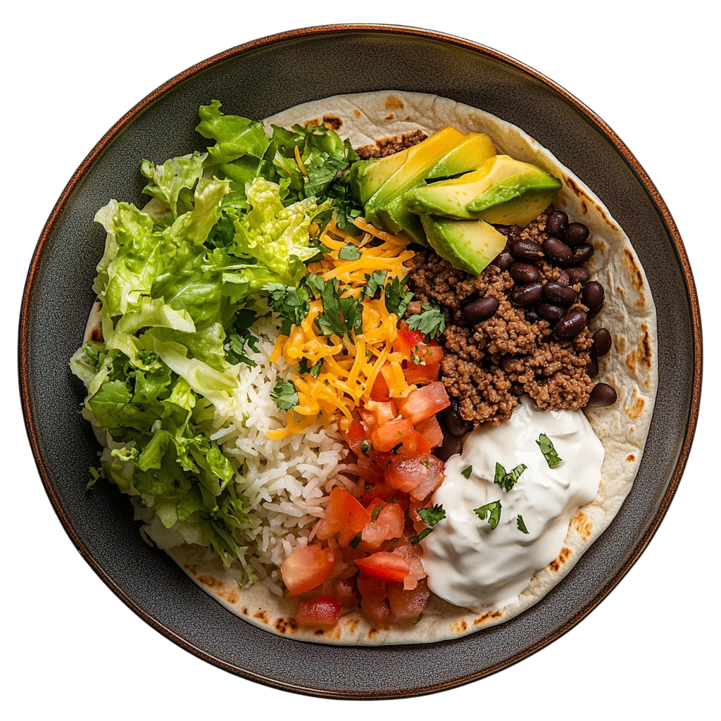 Burritos au bœuf épicé