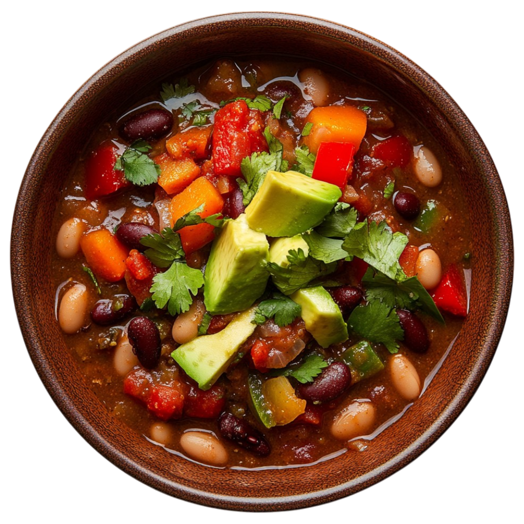 Chili sin carne aux trois haricots