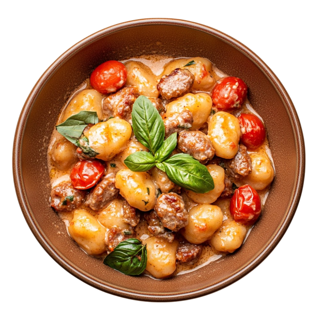 Gnocchis à la saucisse italienne et aux tomates cerises