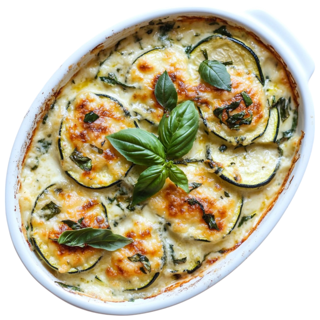 Gratin de courgettes au fromage