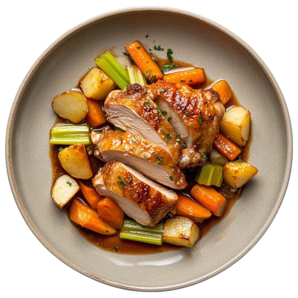 Mijoté de poulet et légumes à l'érable