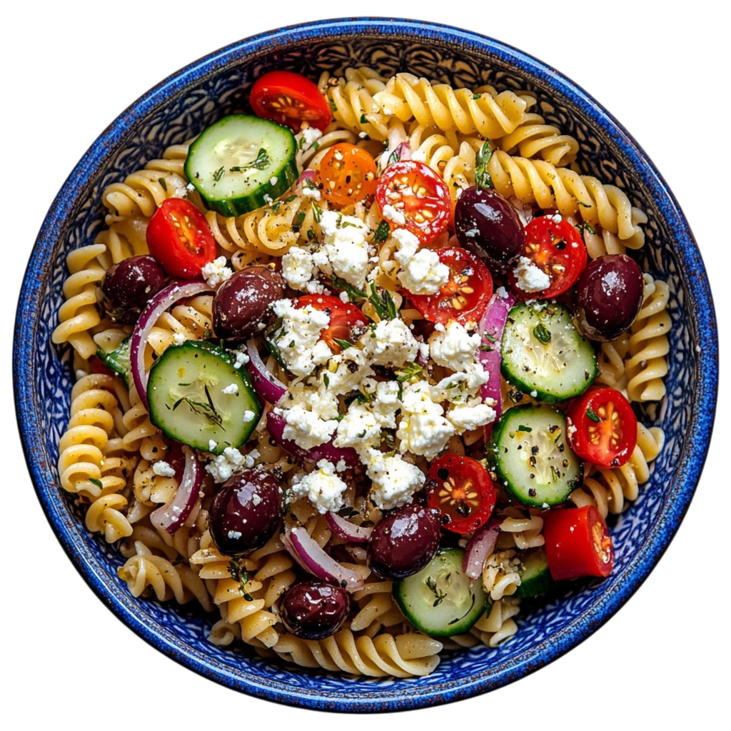 Salade de pâtes à la grecque