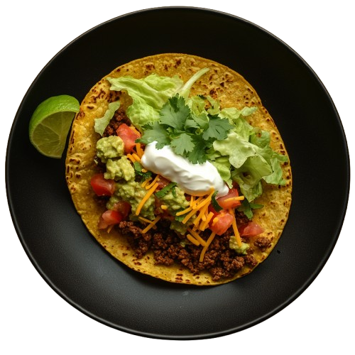 Tacos au bœuf haché épicé